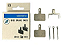 Pastilha De Freio Shimano MT200 - Imagem 1