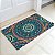 Tapete Decorativo 60x40cm Mandala Azul e Amarela - Imagem 1