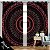 Cortina Synth (Blackout) 2,50x2,80m Mandala Vermelha - Imagem 1
