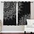 Cortina Synth Mandala Preta Branca 05 | Comum ou Blackout | 1,50 x 2,40 m e 2,50 x 2,90 m - Imagem 3