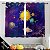 Cortina (Blackout) Synth Kids 1,50x2,40m Sistema Solar 01 - Imagem 1