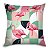 Capa de Almofada Synth Decor 45x45cm Flamingos 04 - Imagem 1