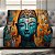 Manta Decorativa Synth 130x150cm Buda 01 - Imagem 1