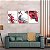 Kit Quadro Canvas 50x70cm com 3 peças Oriental - Imagem 1