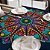 Toalha de Mesa Synth 140x140cm Mandalas - Imagem 1