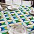 Toalha de Mesa Synth 140x140cm Geométricas - Imagem 6