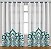 Cortina Synth 2,50x2,90m Mandala Chic - Imagem 2