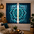 Cortina Mandala Azul Escura Sob Medida | Comum ou Blackout | Ilhós, Passante ou Trilho Suíço | Synth Decor - Imagem 8