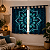 Cortina Mandala Azul Escura Sob Medida | Comum ou Blackout | Ilhós, Passante ou Trilho Suíço | Synth Decor - Imagem 4