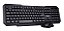 Kit Combo Teclado E Mouse Wirelles Sem Fio Usb 2,4ghz Slim - Imagem 1