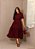 Vestido Luana Marsala - Imagem 1