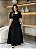 Vestido Flores Preto - Imagem 1