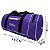 Bolsa treino esporte bolso lateral roxa - Imagem 2