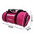 Bolsa treino esporte porta tênis rosa - Imagem 2