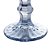 Conjunto Taças De Vidro 325ml Água Vinho Diamond Azul Metalizado - Imagem 3