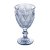 Conjunto Taças De Vidro 325ml Água Vinho Diamond Azul Metalizado - Imagem 4
