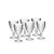 Conjunto 6 Taças de Vidro Água Vinho Bico de Abacaxi 256ml - Imagem 2