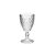 Conjunto 6 Taças de Vidro Água Vinho Bico de Abacaxi 256ml - Imagem 1