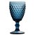 Conjunto Taças de Vidro 325ml Água Vinho Bico de Abacaxi Azul - Imagem 1