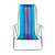 Cadeira Reclinável Alumínio 4 Posições - Padrão Azul - Imagem 4