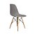 Cadeira Eames Eiffel Cinza Quente - Imagem 1