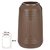 Vaso Decorativo Ceramica (Marrom) 28cm 16,5d - Imagem 1