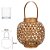 Lanterna Decorativa Bamboo - Bege - Imagem 1