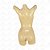 Manequim Plastico Feminino Busto Collant - Bege - Imagem 2