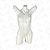 Manequim Plastico Feminino Busto Collant - Branco - Imagem 1