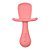 Kit Talheres Silicone Buba - Rosa - Imagem 3