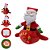 Papai Noel Avião Natal Animado C/ Movimento e Som 25cm - Vermelho - Imagem 1