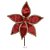 Flor Natal Bico de Papagaio Avelulado 25cm - Vermelho - Imagem 1