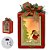 Lanterna Decorativa Presente Natal Papai Noel 15x8cm - Vermelho - Imagem 1