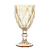Conjunto 6 Taças de Vidro Água Vinho Diamond Ambar Metalizado 325ml - Imagem 2