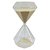 Ampulheta Decorativa em Vidro Areia Bege Diamond - 60 Minutos - Imagem 1