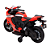 Mini Moto Elétrico Infantil Honda CBR1000 RR Vermelha - Imagem 4