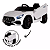 Carro Elétrico Infantil Mercedes-benz Branca 12v Som E Luz - Imagem 4