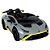 Carro Elétrico Infantil Lamborghini Huracán Cinza 24v Drift - Imagem 3