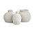 17689 - Kit Minivasos em Poliresina - 3 Peças para Decoração Sofisticada - Imagem 1