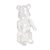 66431 - Escultura Urso em Resina Incolor - Imagem 1