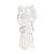 66428 - Escultura Urso Surdo em Resina Incolor - Imagem 1