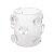 642305 - Vaso em Vidro Incolor Fosco com Detalhes P - Imagem 1