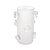 642304 - Vaso em Vidro Incolor Fosco com Detalhes M - Imagem 1