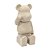 66417 - Escultura Urso Sentado em Resina - Imagem 1