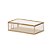 Caixa em Vidro com Metal e Forro de Linho – 6,5x21x13cm - Imagem 2
