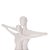 Escultura em Poliresina Casal Abraçados – 30,5x18x8cm - Imagem 3