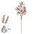 C. Folhagem Seca c/ Flocked X80 (Ocre) – 80cm - Imagem 1