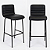 Banqueta Confort Concha Metalflex com Base em Aço - Preta - Imagem 3