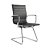 Cadeira Office Sevilha Baixa Fixa PU Preto Rivatti | Design Moderno - Imagem 1