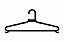 Cabide Adulto Maior Preto Reforçado para Roupas - Imagem 1